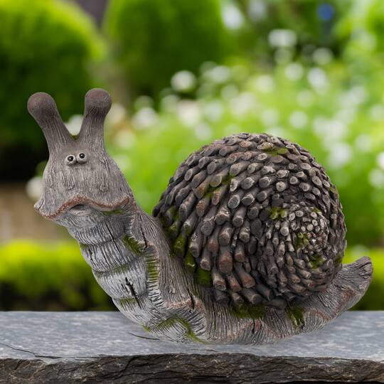 15" Slowpoke Snail Outdoor Garden Statue